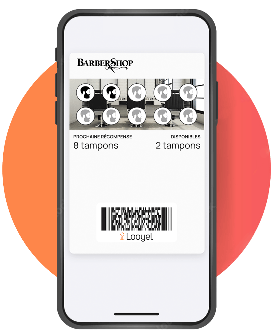 Looyel carte fidélité digitale background